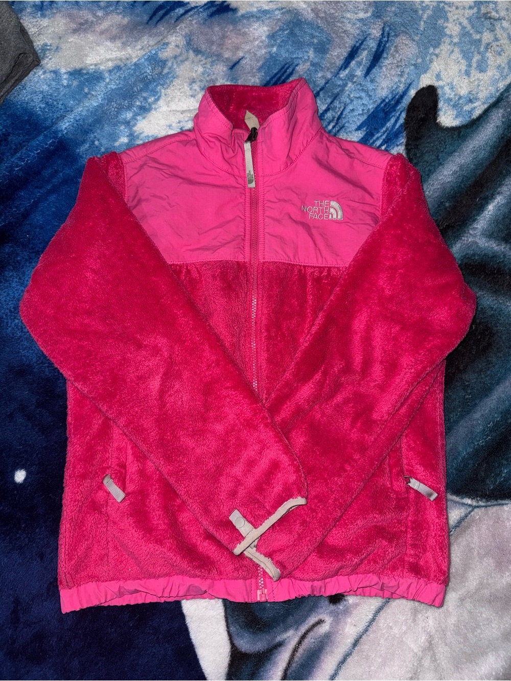 The North Face Girls' Hot Pink Fleece Jacket